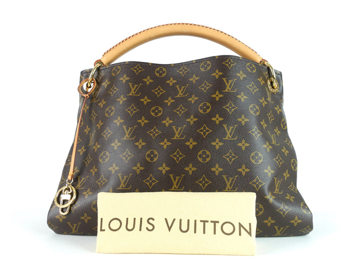 artsy mm monogram canvas shoulder bag
