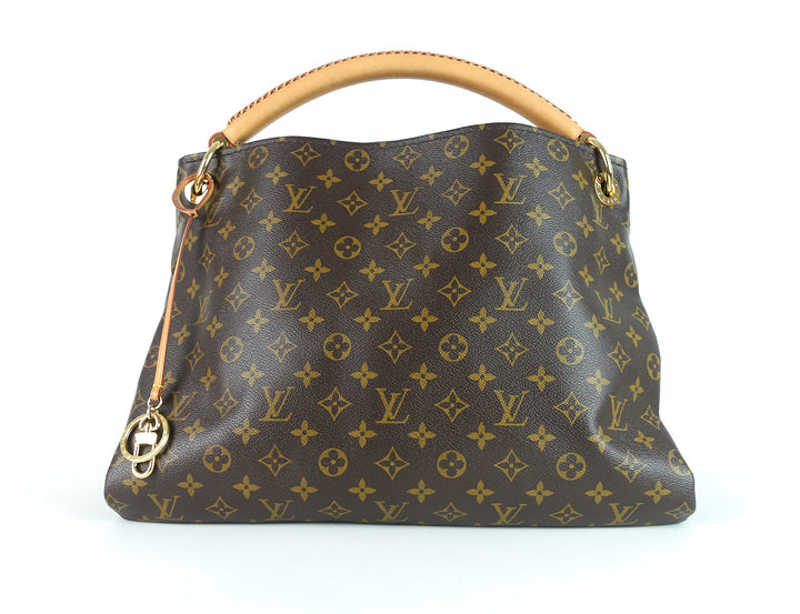 artsy mm monogram canvas shoulder bag