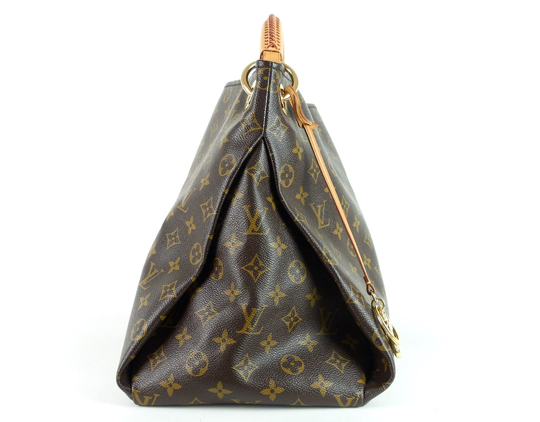 artsy mm monogram canvas shoulder bag