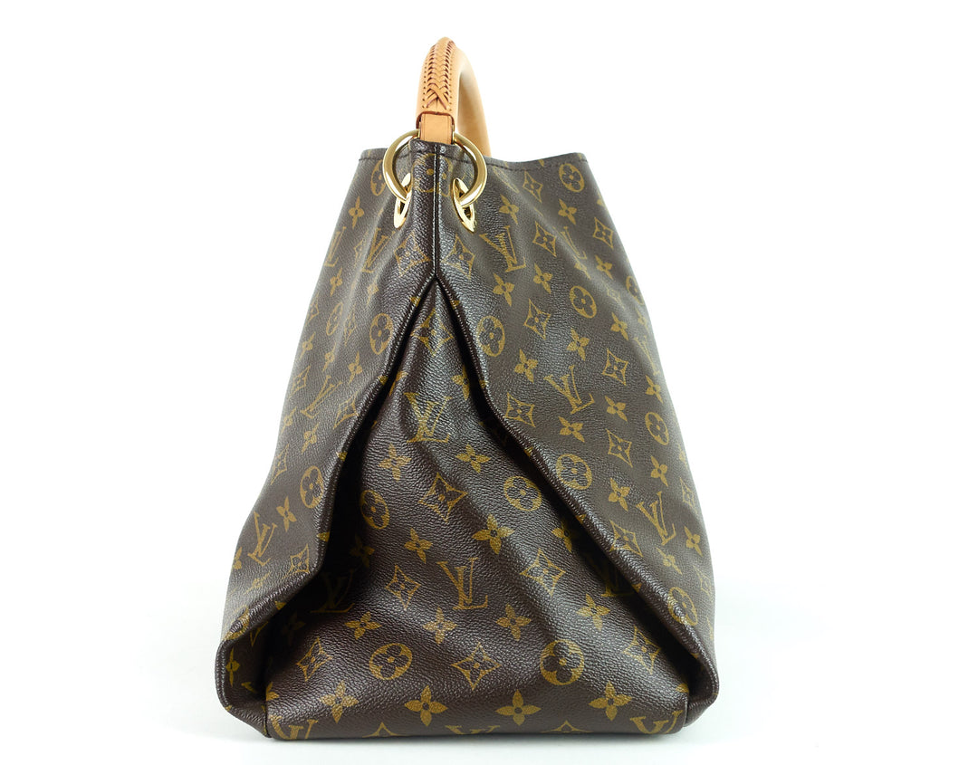 artsy mm monogram canvas shoulder bag