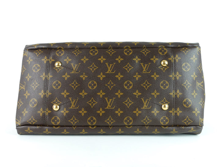 artsy mm monogram canvas shoulder bag