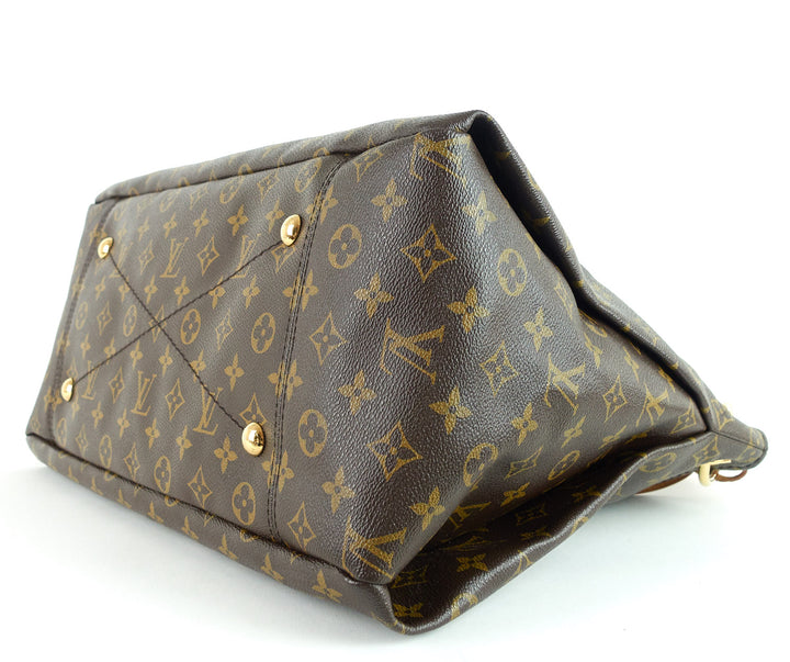 artsy mm monogram canvas shoulder bag