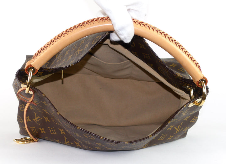 artsy mm monogram canvas shoulder bag