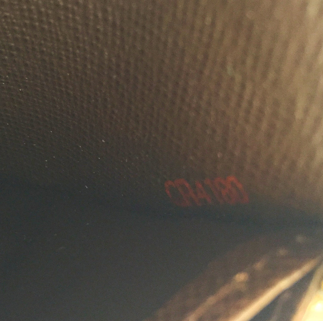 zippy damier ebene canvas wallet