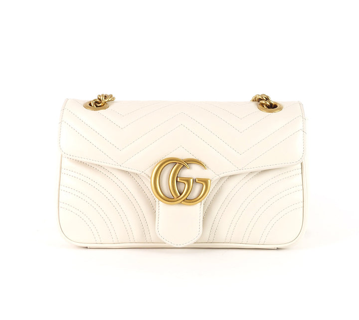 marmont matelasse chevron leather small bag