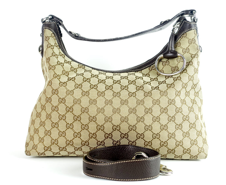 monogram canvas large hobo bag