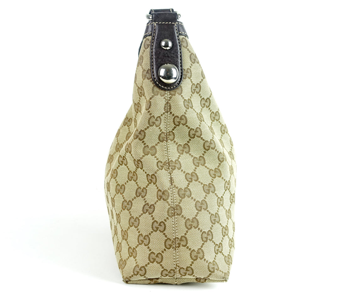 monogram canvas large hobo bag