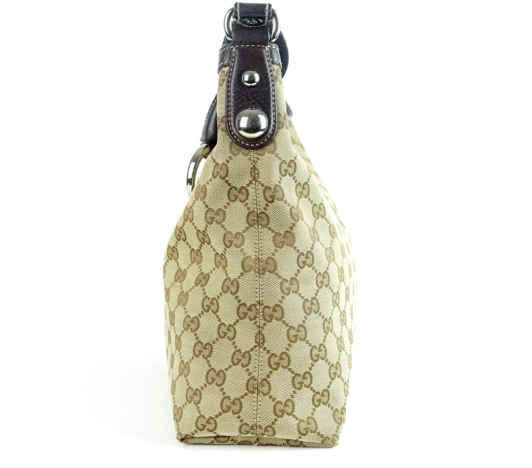 monogram canvas large hobo bag