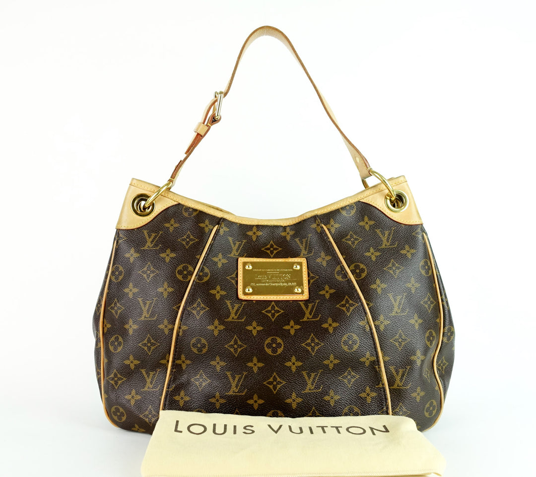 galliera pm monogram canvas shoulder bag