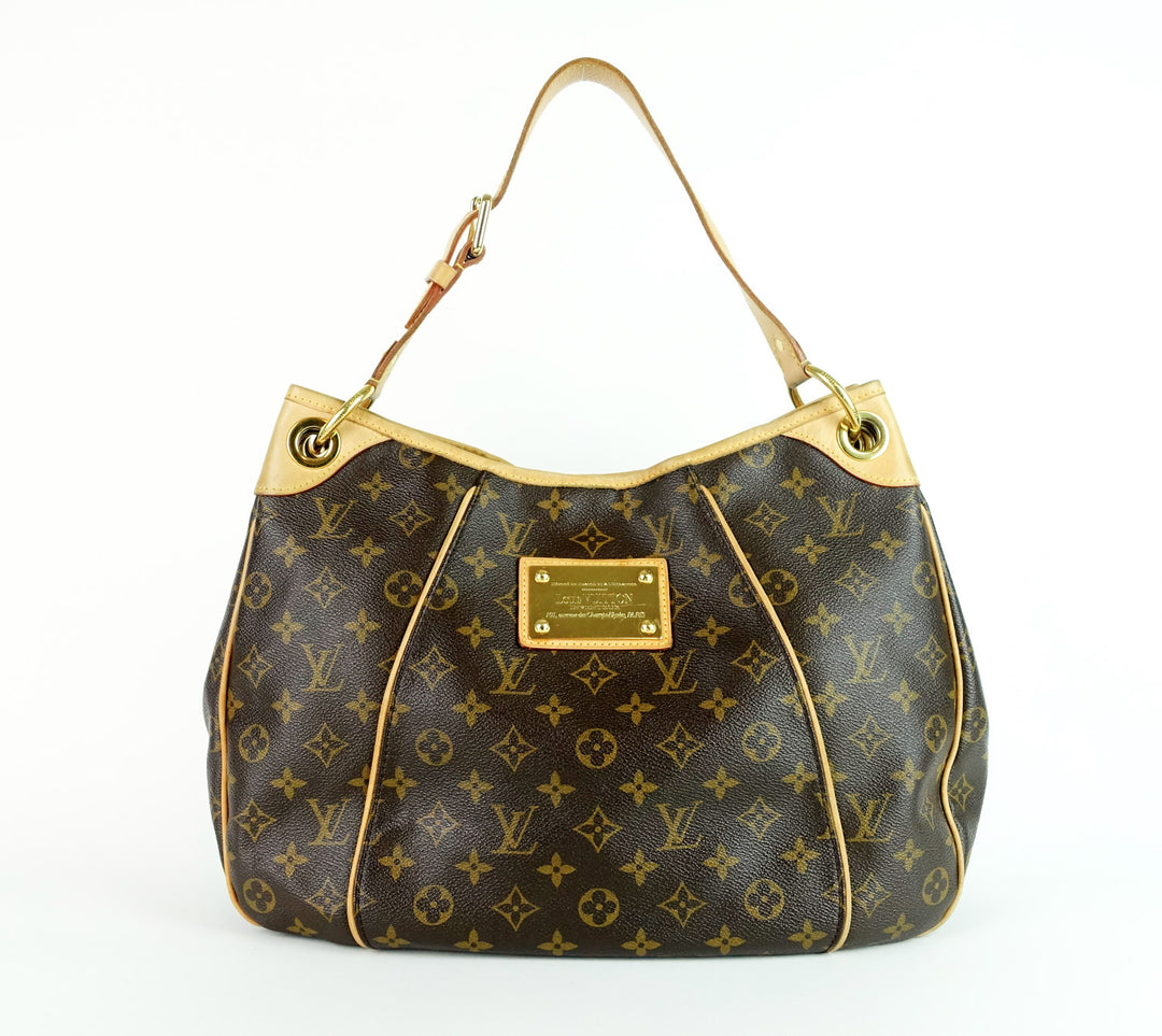 galliera pm monogram canvas shoulder bag