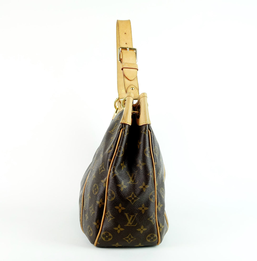 galliera pm monogram canvas shoulder bag