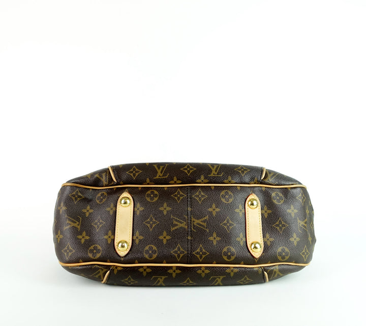 galliera pm monogram canvas shoulder bag