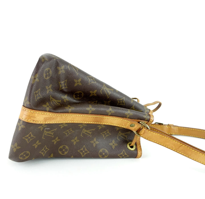petite noe monogram canvas bag