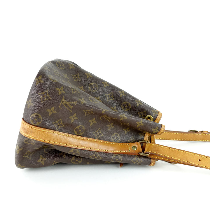 petite noe monogram canvas bag
