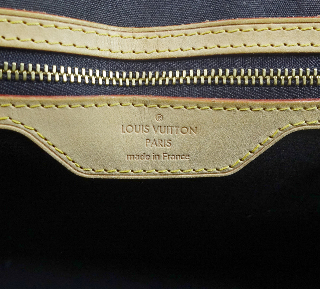 brea mm monogram patent leather handbag