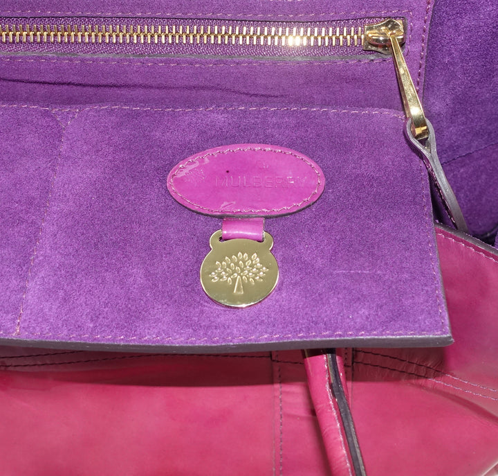 mulberry bayswater patent leather bag