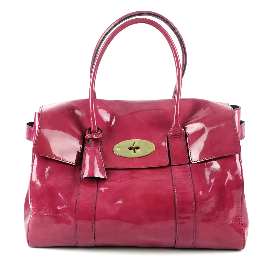 mulberry bayswater patent leather bag