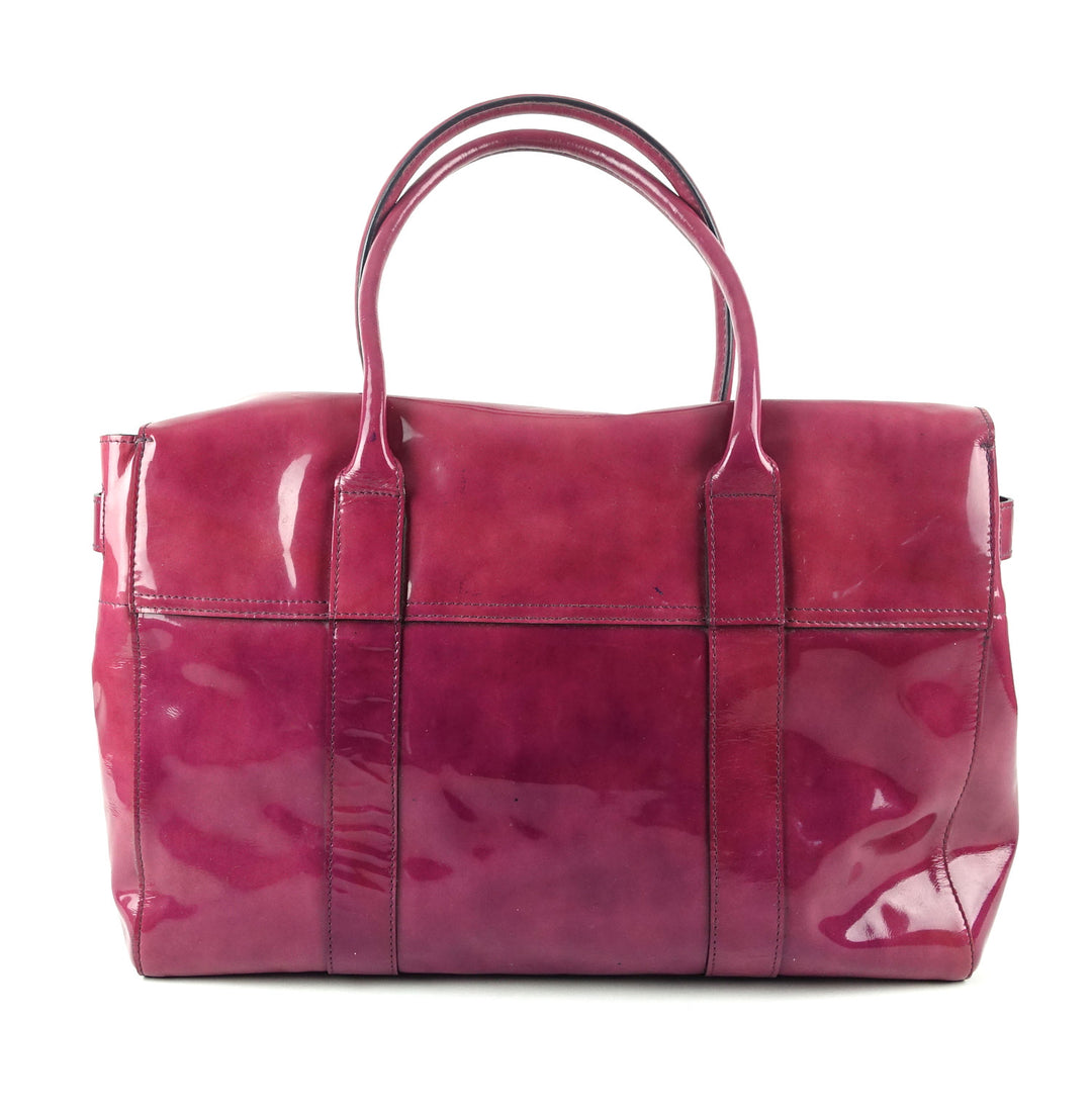 mulberry bayswater patent leather bag