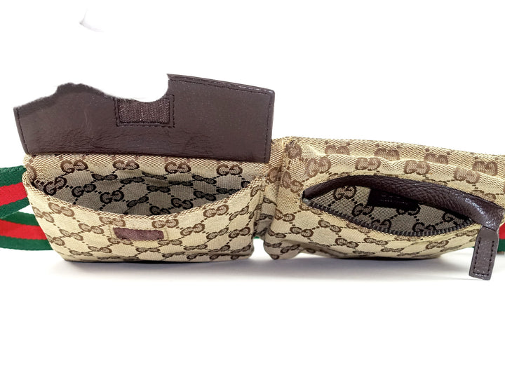 monogram canvas belt bag