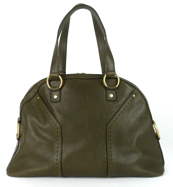 muse grained leather large handbag