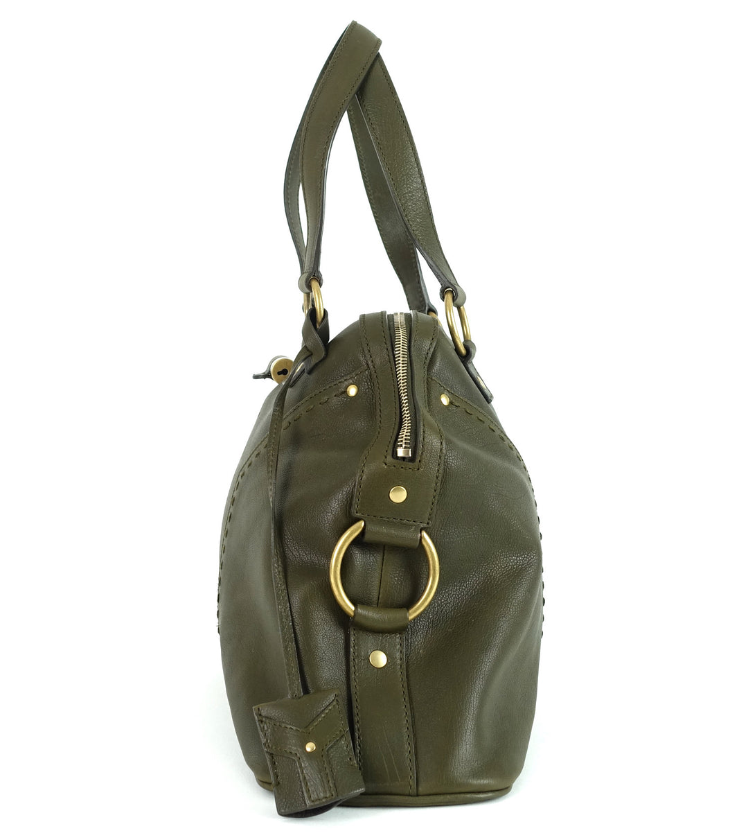 muse grained leather large handbag