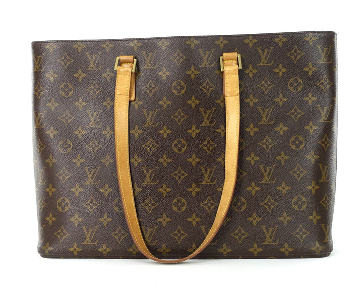 luco monogram canvas tote bag