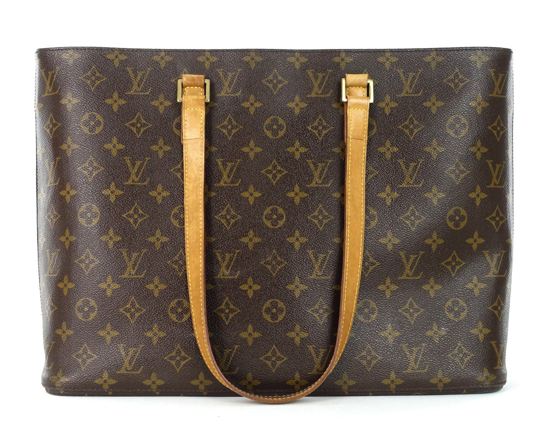 luco monogram canvas tote bag