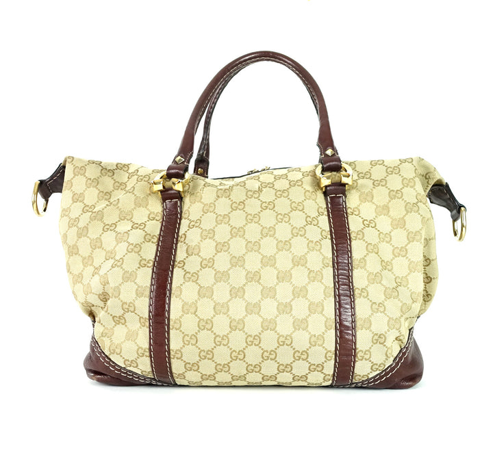 monogram canvas large hobo bag