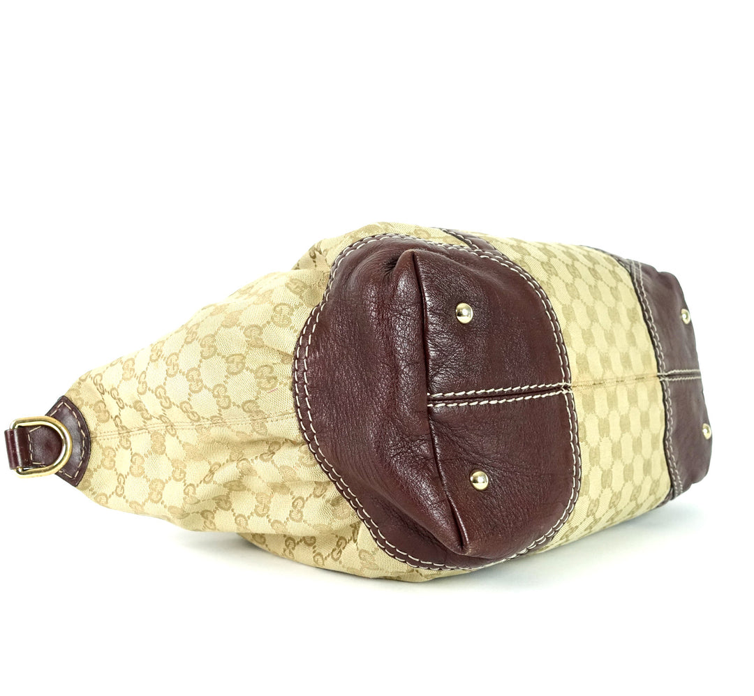 monogram canvas large hobo bag