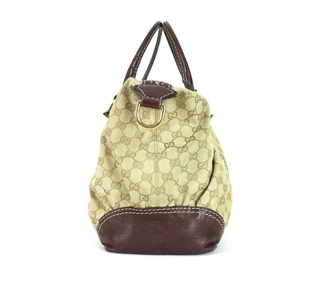 monogram canvas large hobo bag