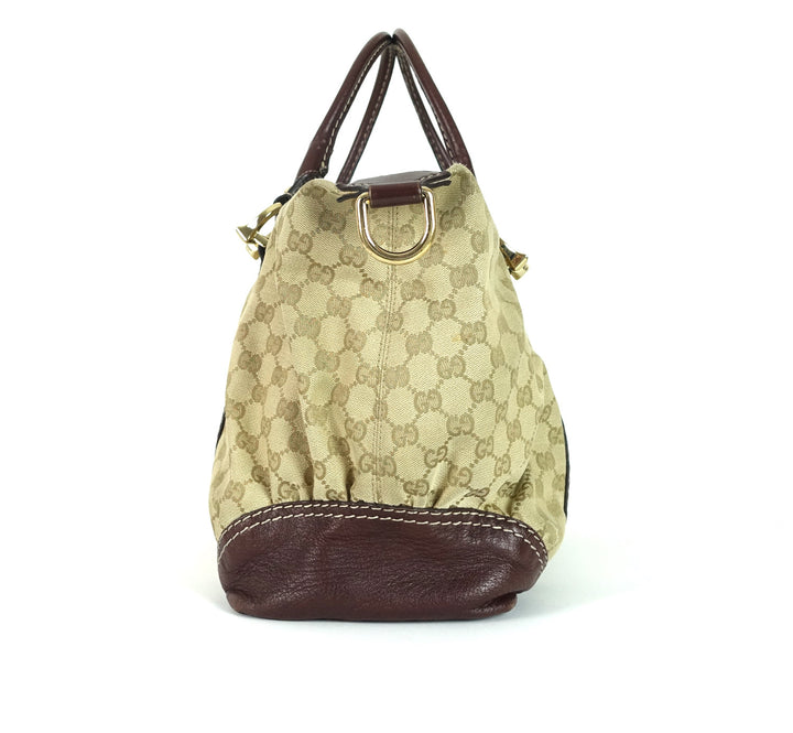 monogram canvas large hobo bag