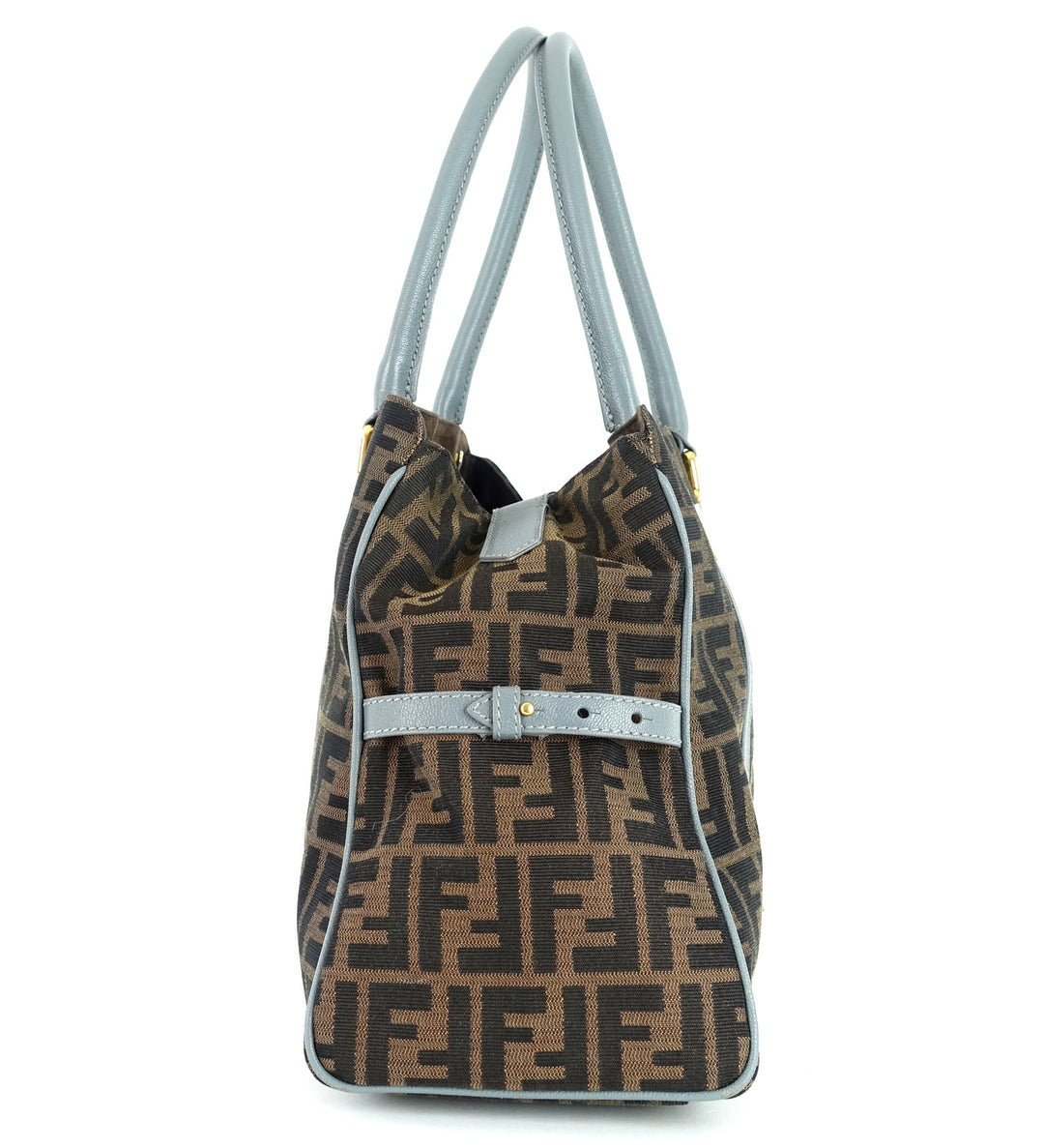 monogram canvas front ornament tote bag