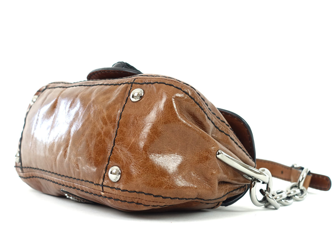 palissandro calf leather bag