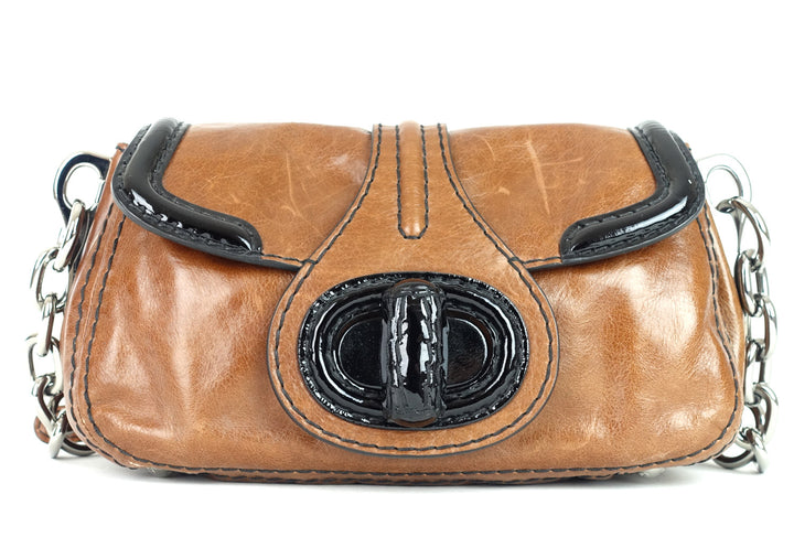 palissandro calf leather bag