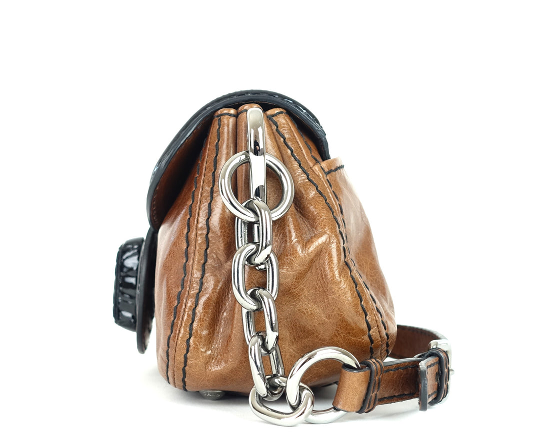 palissandro calf leather bag