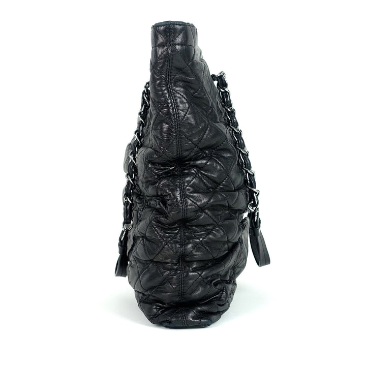 sharpei quilted lambskin leather bag