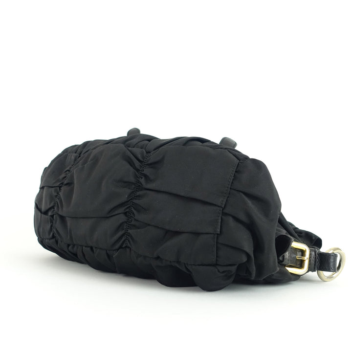 gaufre convertible tessuto nylon handbag