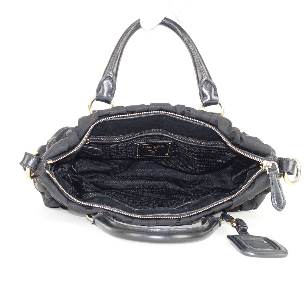 gaufre convertible tessuto nylon handbag