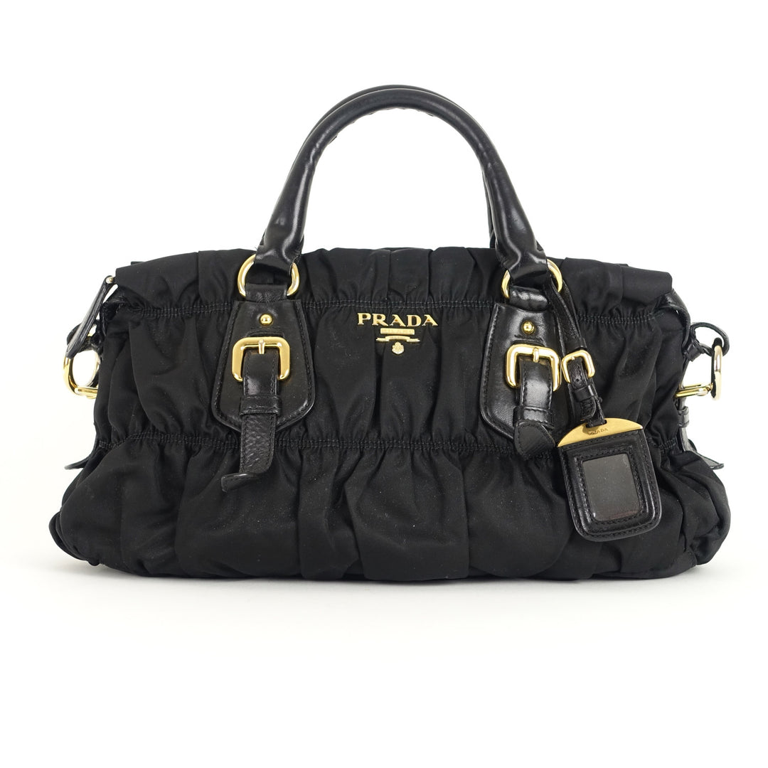 gaufre convertible tessuto nylon handbag
