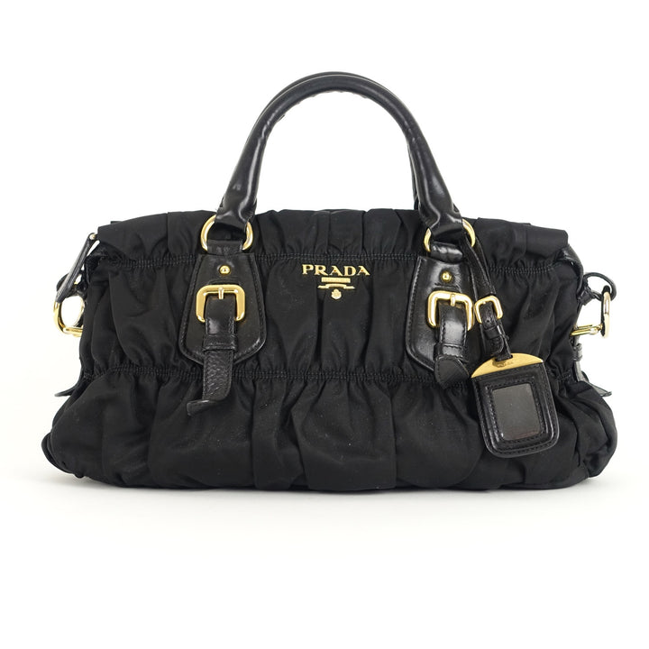 gaufre convertible tessuto nylon handbag