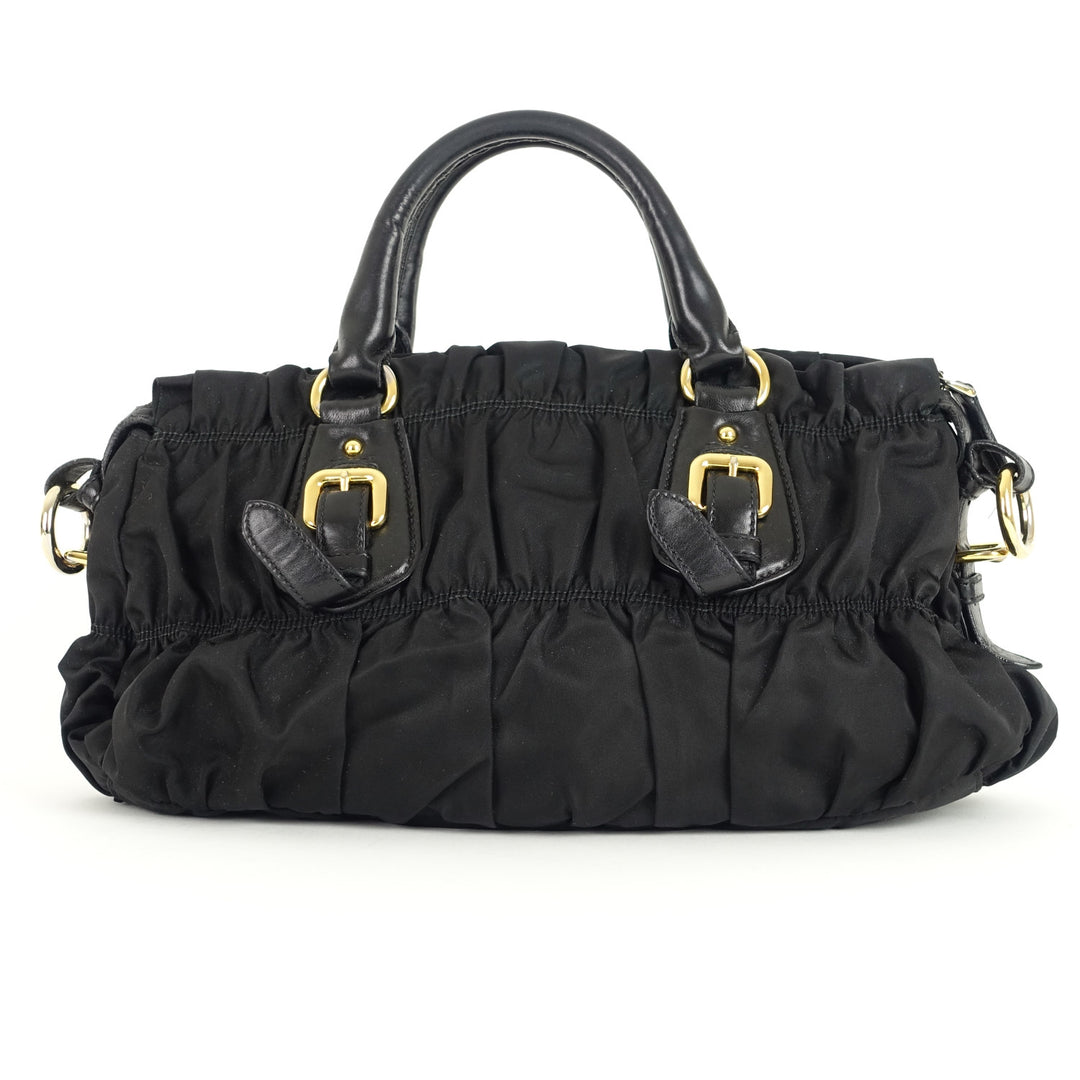 gaufre convertible tessuto nylon handbag