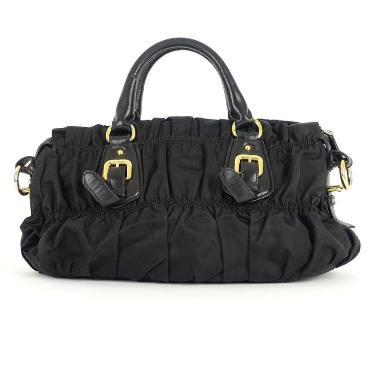gaufre convertible tessuto nylon handbag