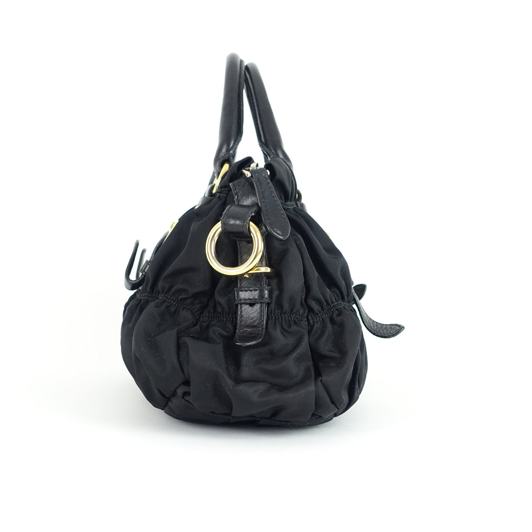 gaufre convertible tessuto nylon handbag