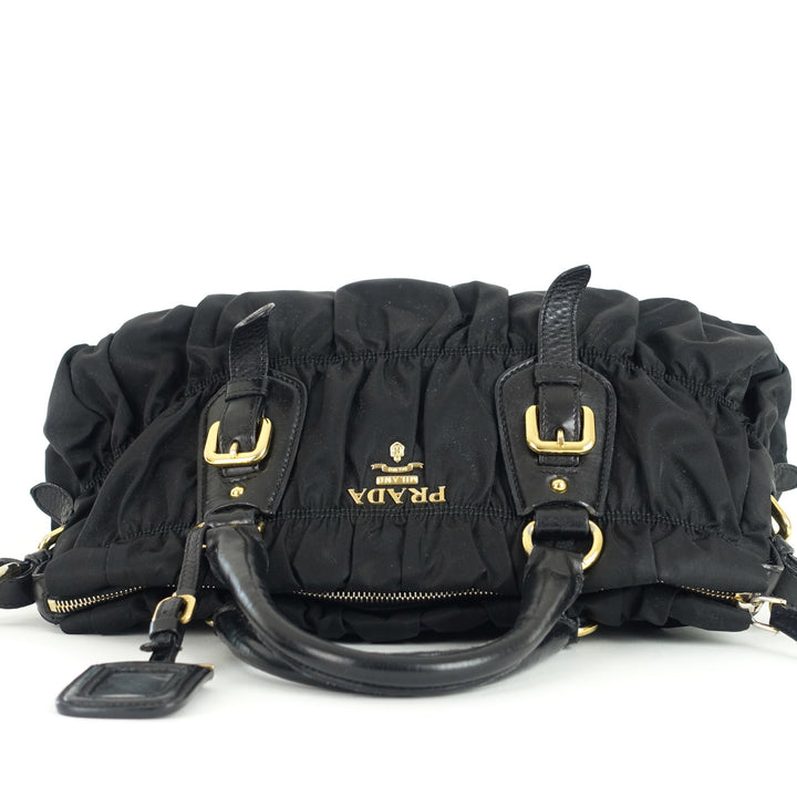 gaufre convertible tessuto nylon handbag