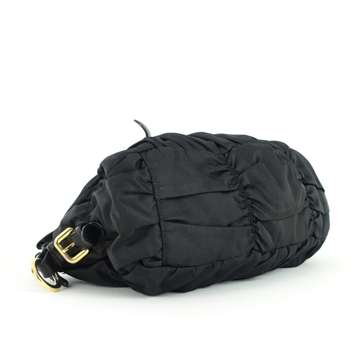gaufre convertible tessuto nylon handbag