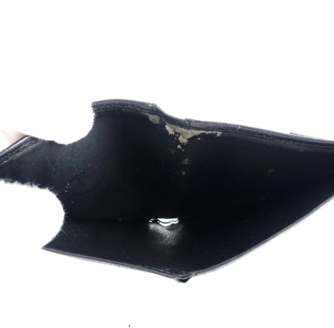 petit noe black epi leather bag with wallet