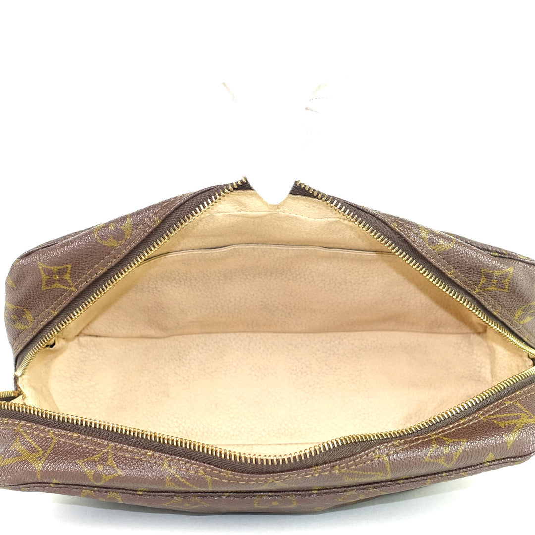 trousse toilette 28 monogram canvas clutch bag