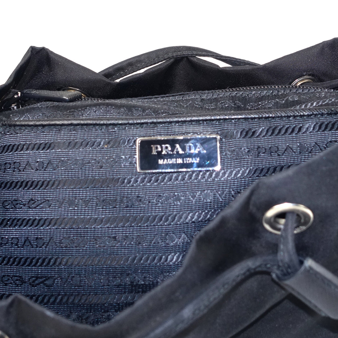 tessuto nylon grommet backpack bag