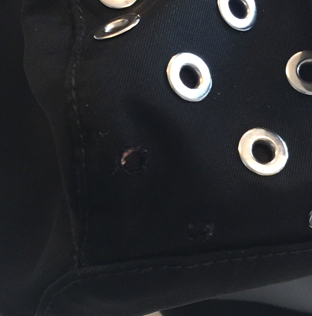 tessuto nylon grommet backpack bag