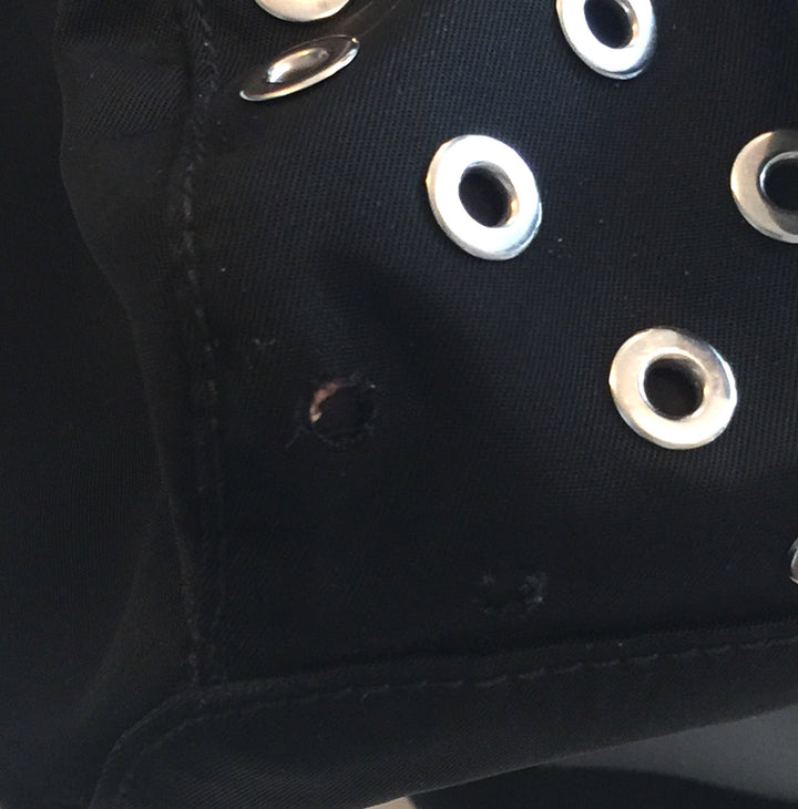 tessuto nylon grommet backpack bag